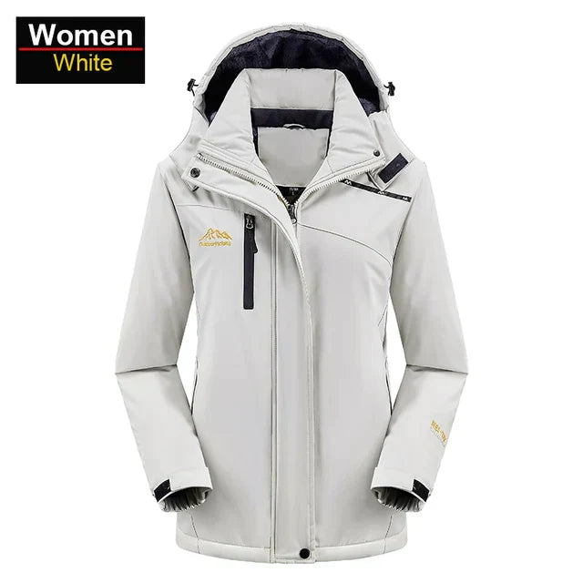 Wasserdichte Jacke mit Fleece